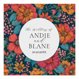 ヴィンテージピンクロマン結婚ティック ポスター