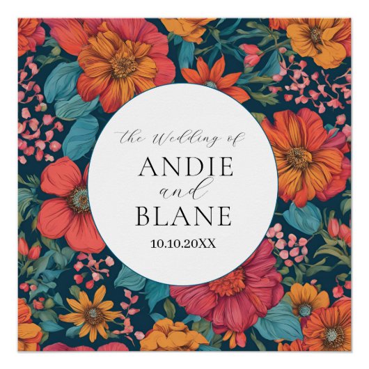 ヴィンテージピンクロマン結婚ティック ポスター (正面)