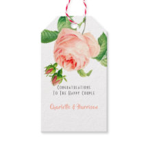 ヴィンテージピンクローズエレガントフローラ結婚ズ