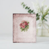 ヴィンテージピンクローズオールドパーチメント (スタンド正面)