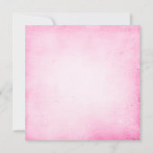 ヴィンテージピンクローズキンセアニェラ誕生日パーティー 招待状 (裏面)