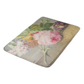 ヴィンテージピンクローズバスマット バスマット (アングル)