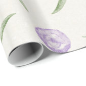 ヴィンテージピンクローズフローラギフトラップ ラッピングペーパー (ロールコーナー)