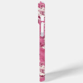 ヴィンテージピンクローズフローラモノグラム Case-Mate iPhoneケース (裏面 / 左)