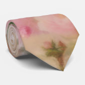 ヴィンテージピンクローズフローラ ネクタイ (ロール)