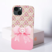 ヴィンテージピンクローズフローラ Case-Mate iPhoneケース
