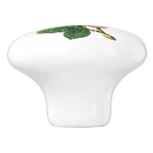 ヴィンテージピンクローズボタニカル セラミックノブ (側面)