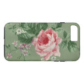 ヴィンテージピンクローズ壁紙プリント Case-Mate iPhoneケース (裏面(横))