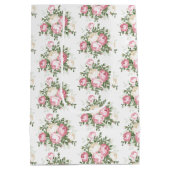 ヴィンテージピンクローズ抱き枕 ミディアムペーパーバッグ (裏面)