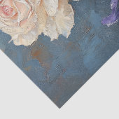 ヴィンテージピンクローズ&アイリスデクページアート 薄葉紙 (詳細)