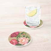 ヴィンテージピンクローズ コースター (側面)