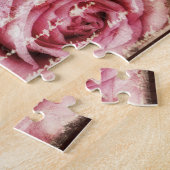 ヴィンテージピンクローズ ジグソーパズル (側面)