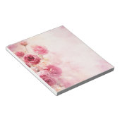ヴィンテージピンクローズ ノートパッド (アングル)