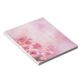 ヴィンテージピンクローズ ノートパッド (アングル)