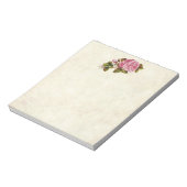 ヴィンテージピンクローズ ノートパッド (回転)