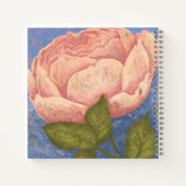 ヴィンテージピンクローズ ノートブック (裏面)