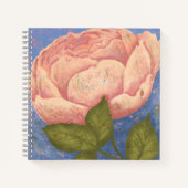 ヴィンテージピンクローズ ノートブック (正面)