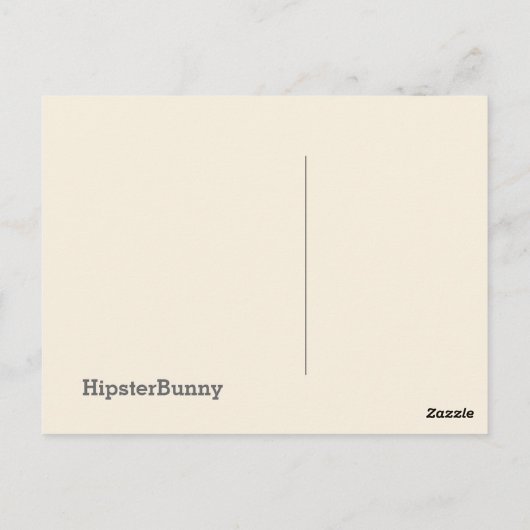 ヴィンテージピンクローズ ポストカード (裏面)