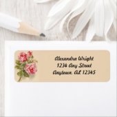 ヴィンテージピンクローズ ラベル (インサイチュ)