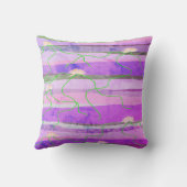 ヴィンテージピンクロータス装飾用クッション クッション (裏面)