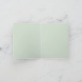 ヴィンテージピンクワイルドフラワーブーケ サンキューカード (内部)