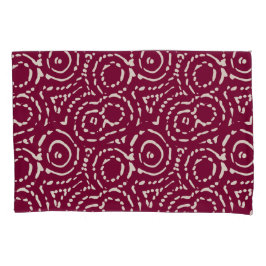 ヴィンテージピンク幾何抽象芸術 枕カバー