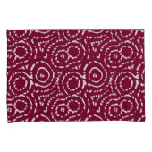 ヴィンテージピンク幾何抽象芸術 枕カバー (正面右)