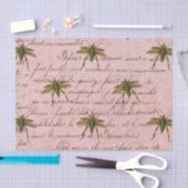 ヴィンテージピンク昆虫 薄葉紙 (クラフト)