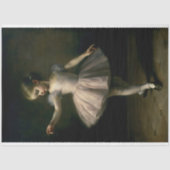 ヴィンテージピンク油バレリナデクページ 薄葉紙 (正面)