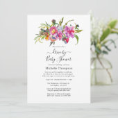 ヴィンテージピンク牡丹フローラドライブ 招待状 (スタンド正面)