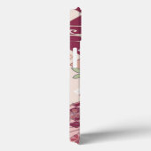 ヴィンテージピンク白日本の色着物フローラ Case-Mate iPhoneケース (裏面 / 右)