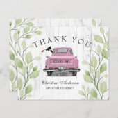 ヴィンテージピンク素朴トラック卒業 (正面/裏面)