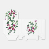 ヴィンテージピンク色マゼンタ色バラ フェイバーボックス (折り畳みなし)