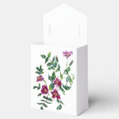 ヴィンテージピンク色マゼンタ色バラ フェイバーボックス (オープン)