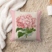 ヴィンテージピンク花可逆枕 クッション (ブランケット)