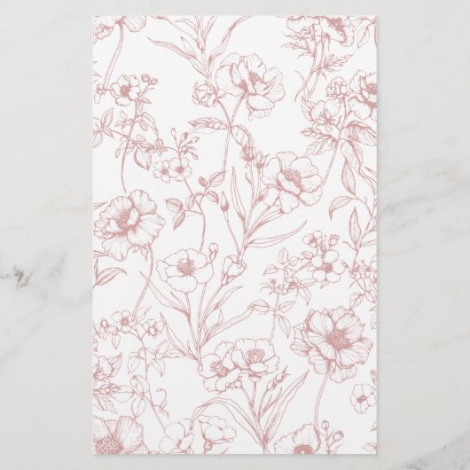 ヴィンテージピンク赤ちゃんシャワー推測ベビー食品ゲーム チラシ (裏面)