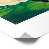 ヴィンテージピンク&イエローフラミンゴ旅行ポスター ポスター (角)