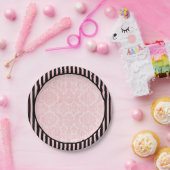 ヴィンテージピンク |ハロウィーン ペーパープレート (パーティー)