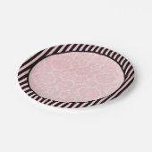 ヴィンテージピンク |ハロウィーン ペーパープレート (アングル)