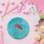 ヴィンテージピンク ペーパープレート (パーティー)