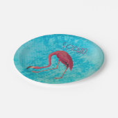 ヴィンテージピンク ペーパープレート (アングル)