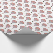 ヴィンテージピンク、ライトブルー熱気球 ラッピングペーパー (角)