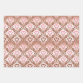 ヴィンテージピンク ラッピングペーパーシート (正面2)