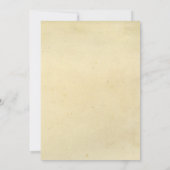 ヴィンテージピンク&レッドローズ結婚式招待状 招待状 (裏面)