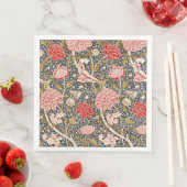 ヴィンテージピンク&赤の花by William Morris (インサイチュ)