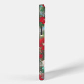 ヴィンテージピンナップクリスマス（鳥）ショウジョウコウカンチョウ Case-Mate iPhoneケース (裏面 / 右)