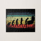 ヴィンテージピンボール進化ピンボールプレーヤーレトロ ジグソーパズル (横)