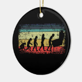 ヴィンテージピンボール進化ピンボールプレーヤーレトロ セラミックオーナメント (左)