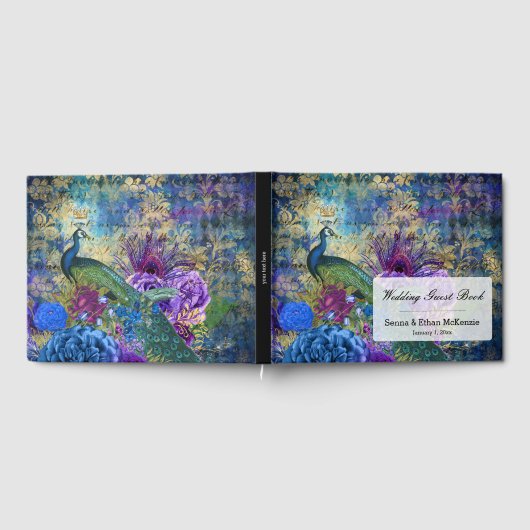 ヴィンテージピーコックすべての行事 ゲストブック (全面)