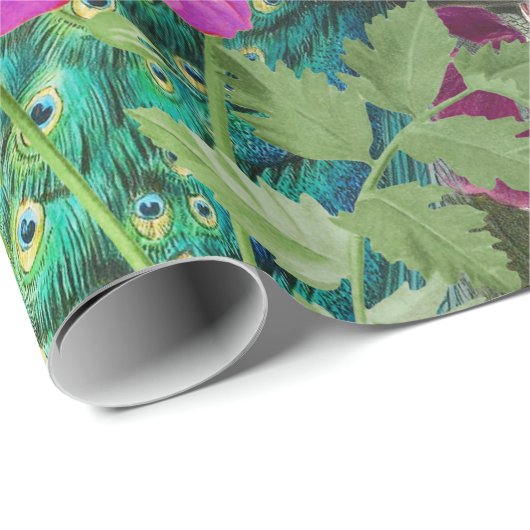 ヴィンテージピーコックすべての行事 ラッピングペーパー (ロールコーナー)